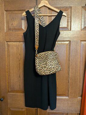 Jen & Co leopard crossbody purse